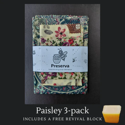 3-Pack Beeswax Wraps