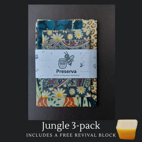 3-Pack Beeswax Wraps