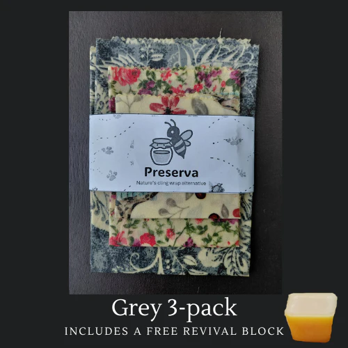 3-Pack Beeswax Wraps
