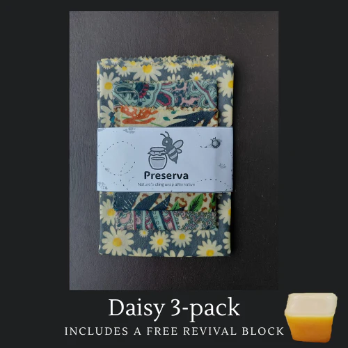 3-Pack Beeswax Wraps